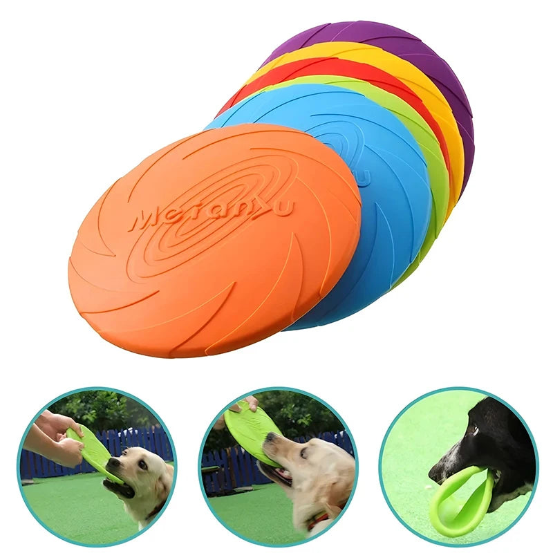 Frisbee souple pour chien