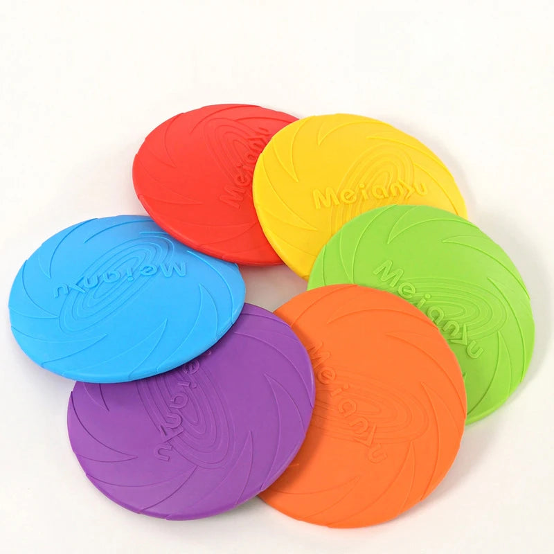 Frisbee souple pour chien
