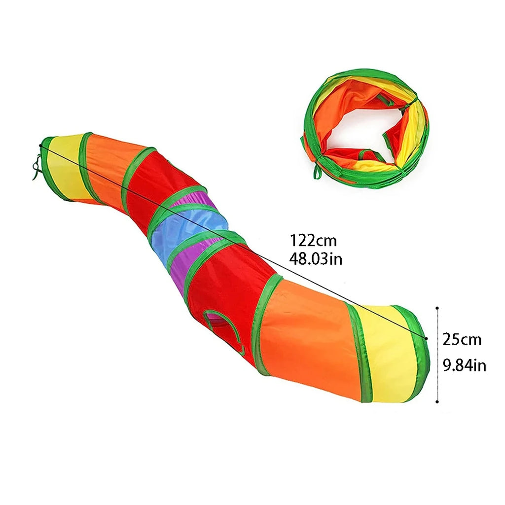 Tunnel pliable pour chat