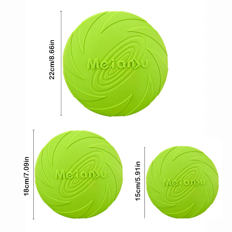 Frisbee souple pour chien